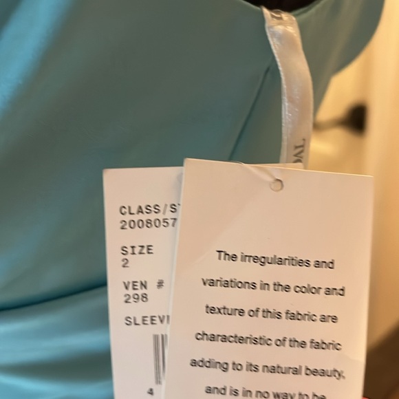 David’s bridal gown, beautiful baby blue size 2 new ✨🛍️ - Picture 8 of 9